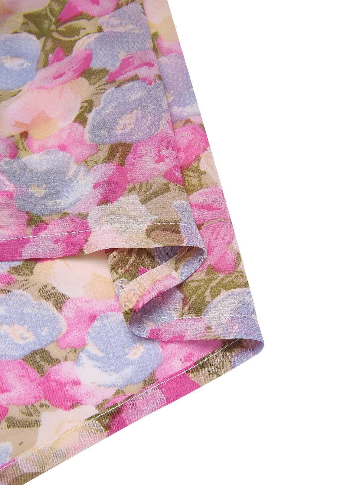 Pink 1960s Boat Neck Floral Bodycon Dress - Image 6