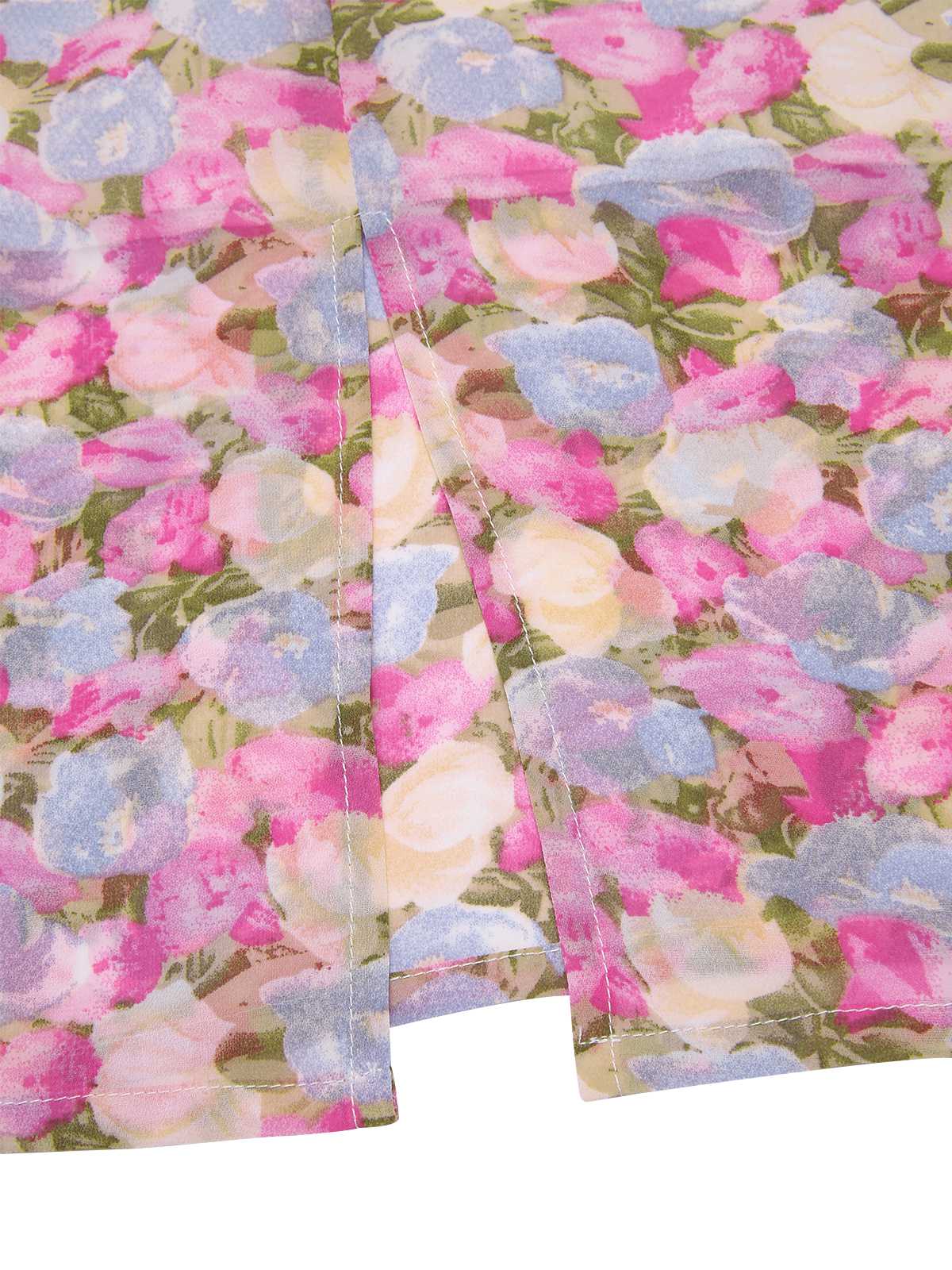 Pink 1960s Boat Neck Floral Bodycon Dress - Image 7