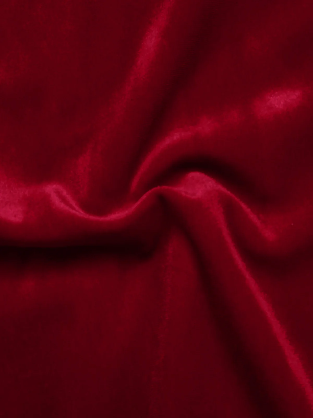 Red 1950s Velvet Off Shoulder Button Jumpsuit - Image 11