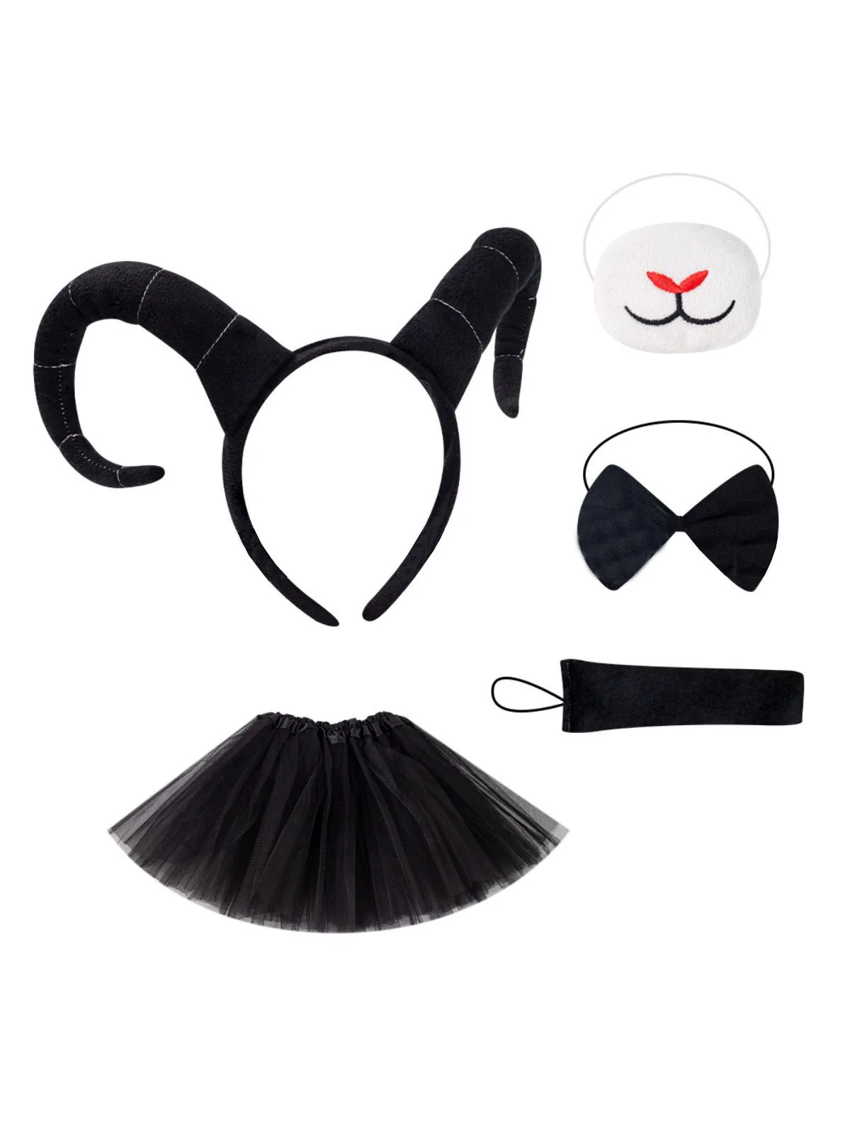 Reindeer Accesories Costume Set with Tutu and Headband