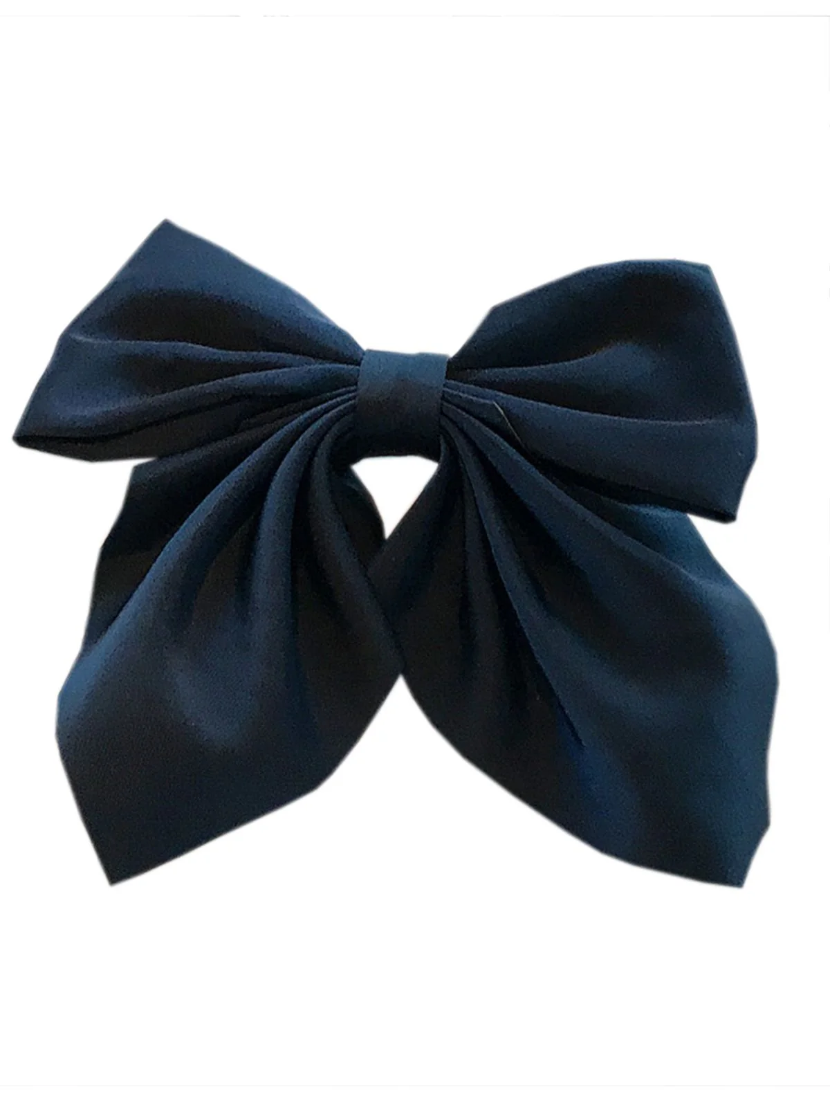 Retro All-match Solid Bow Hairpin - Image 2