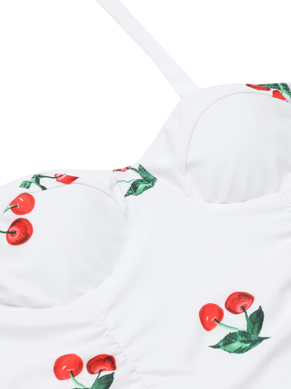 Retro Cherry Summer One-piece Swimsuit - Image 7