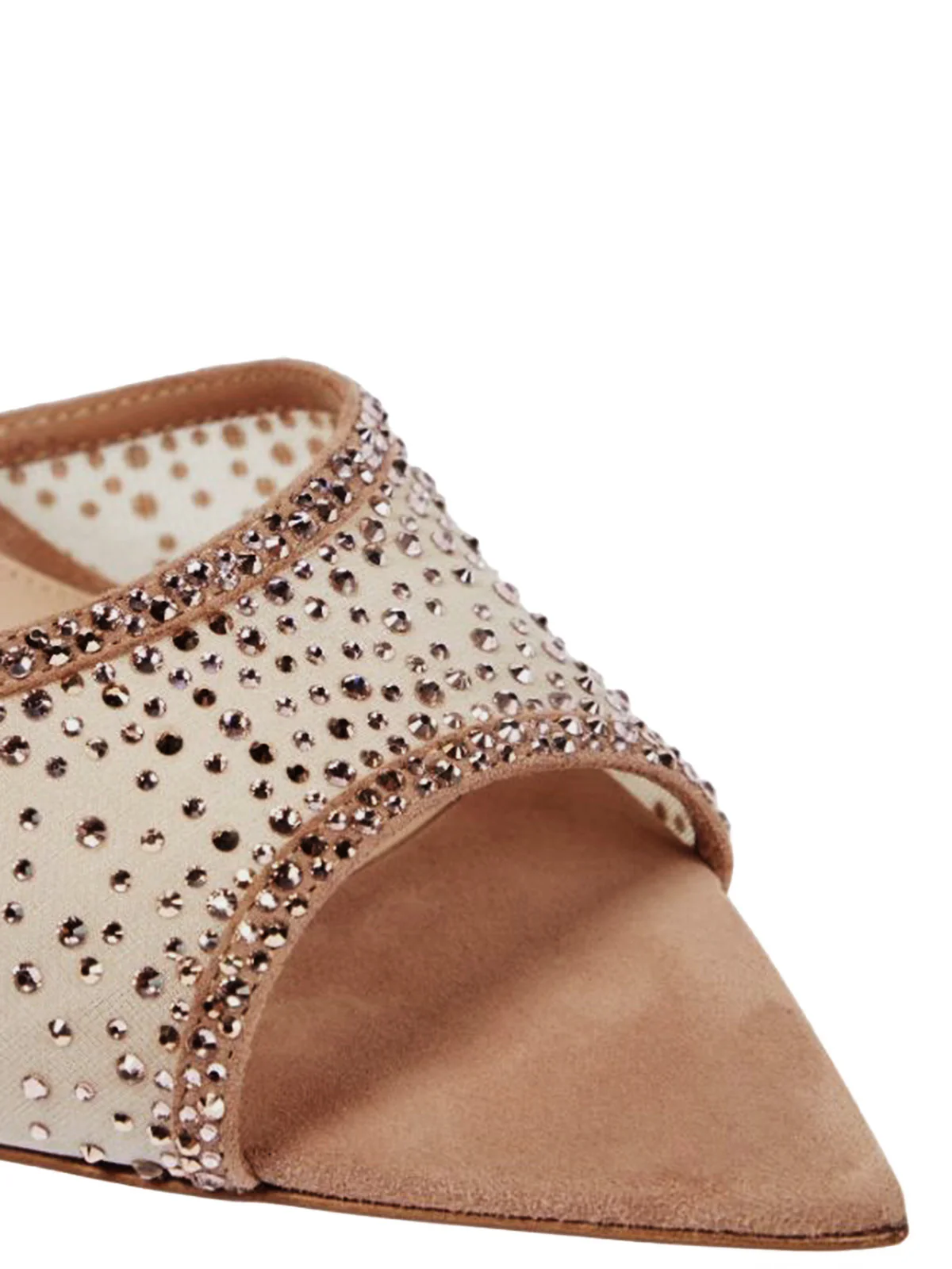 Rhinestone Pointed Toe High Heel Sandals - Image 3