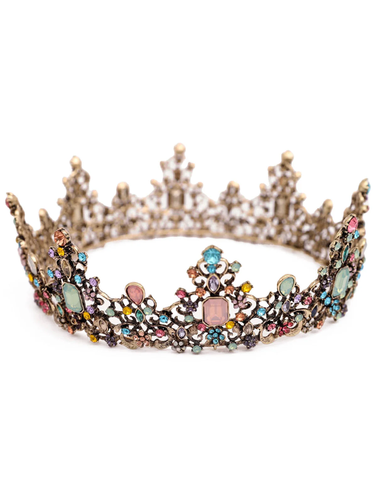 Rhinestone Vintage Crown Hairband