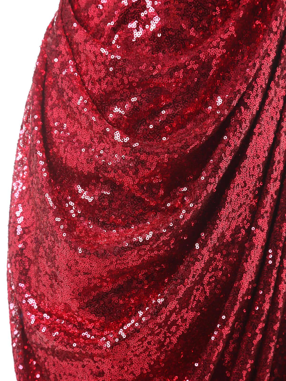 [US Warehouse] 1920s Strapless Sequin Bridesmaid Dress - Image 10