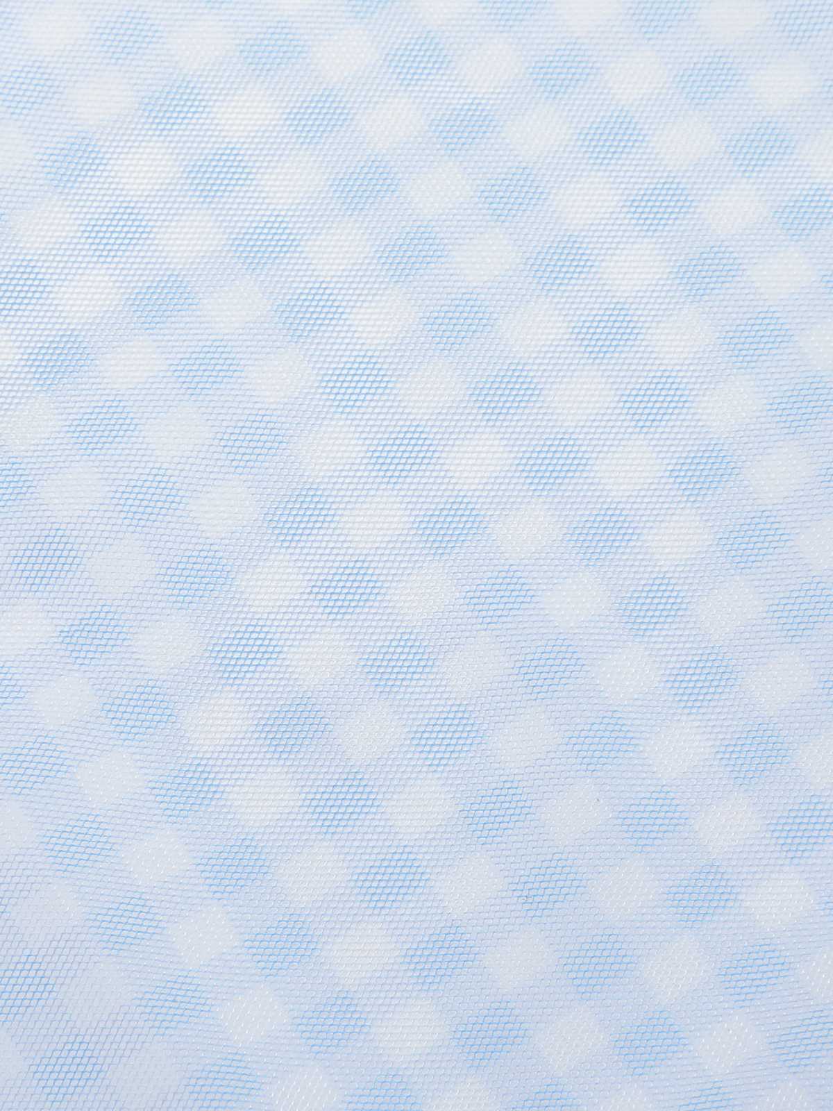 Blue 1950s Plaids Mesh Cover-Up - Image 5