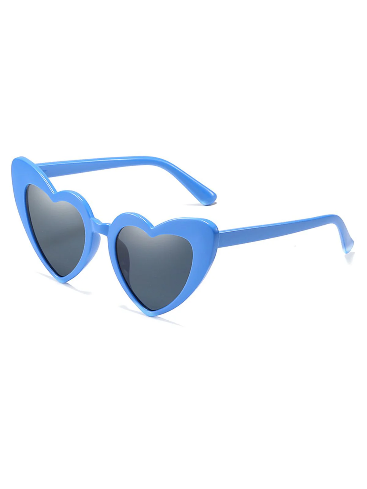 Vintage Alloy Temple Heart Frame Sunglasses - Image 7