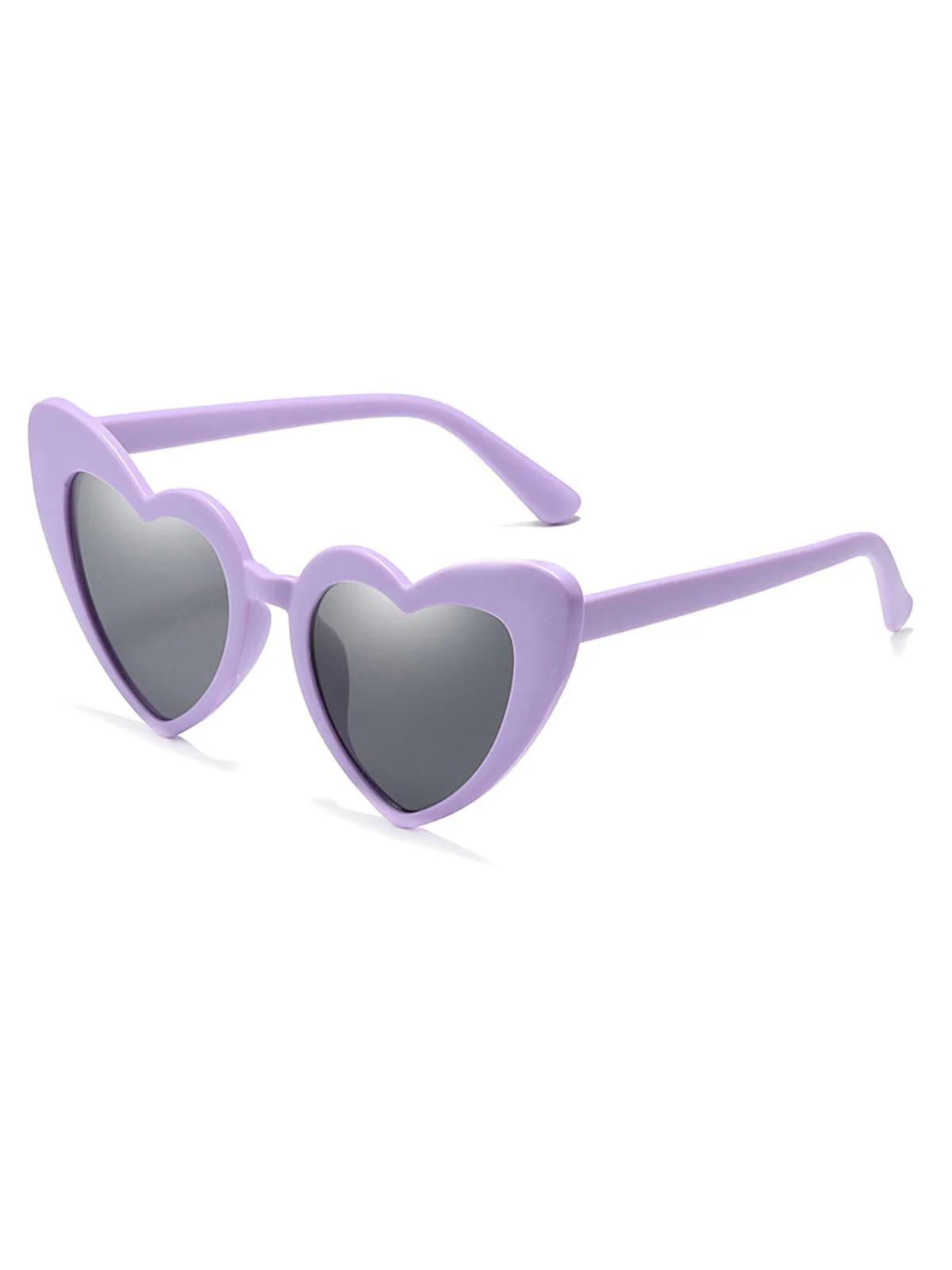 Vintage Alloy Temple Heart Frame Sunglasses - Image 9