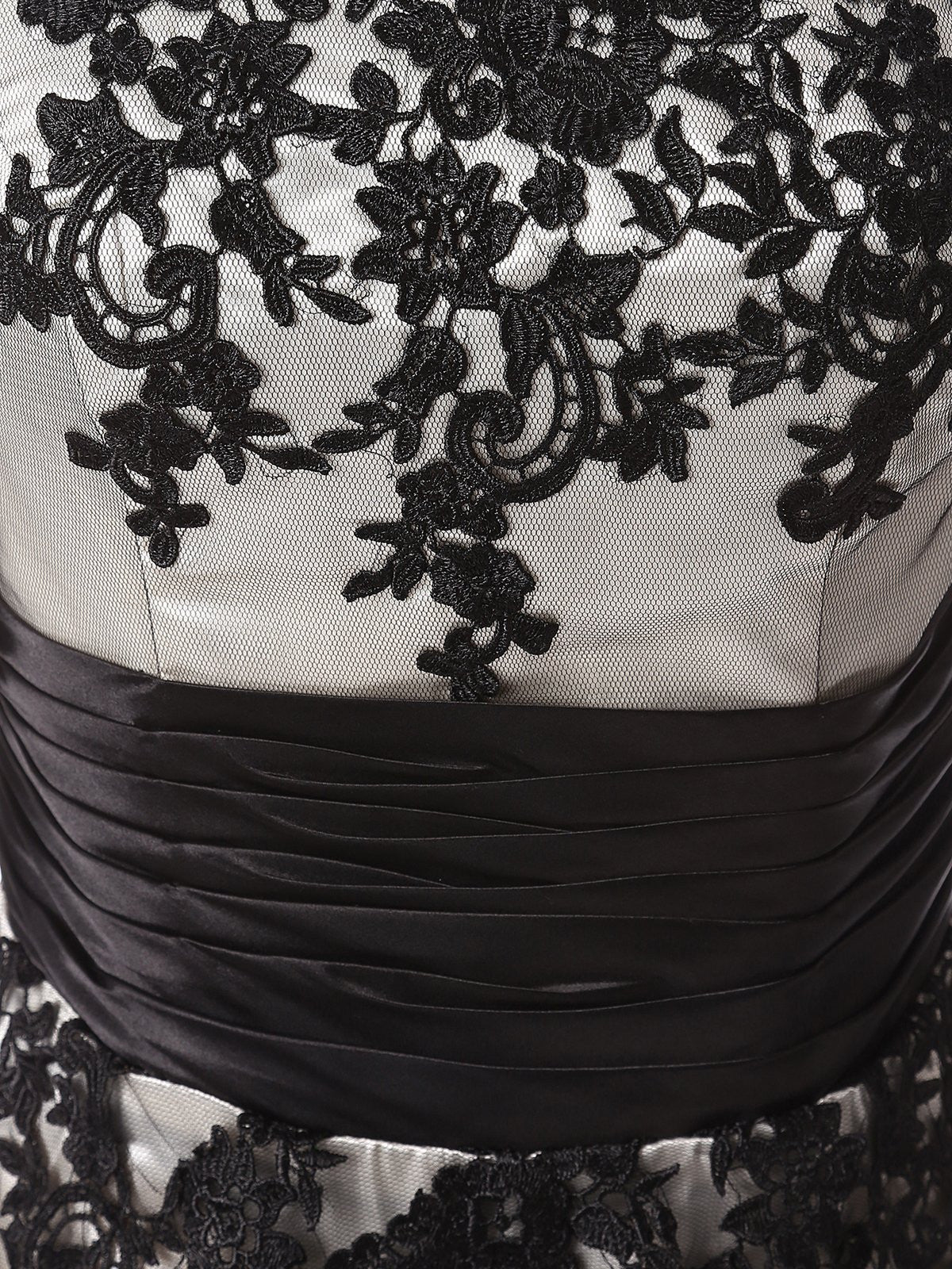 Black 1950s Mesh Swing Dress - Image 4