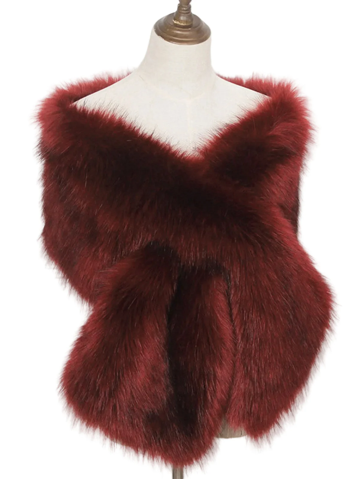 Vintage Faux Fur Cape Scarf