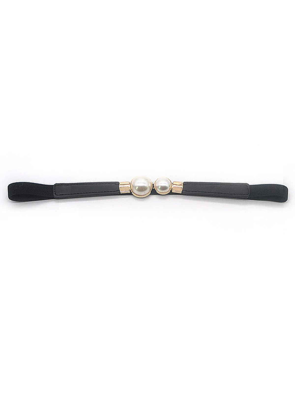 Vintage Pearl Buckle Thin Belt