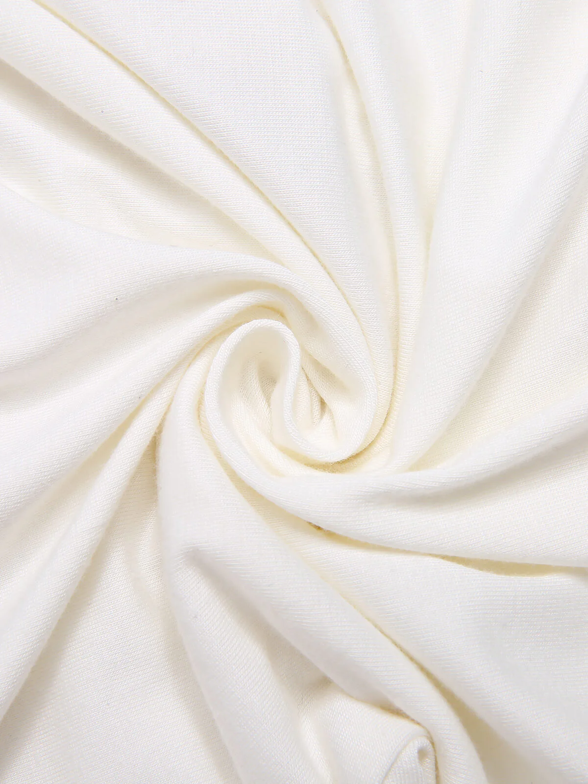 White 1950s Solid Pleated Halter Top - Image 7