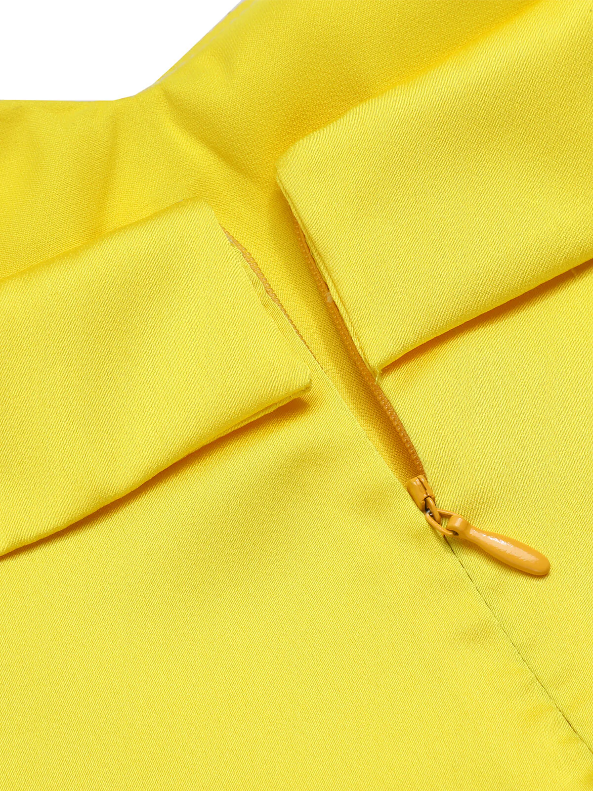 Yellow & Blue 1960s Bow Strap Pencil Dress - Image 6